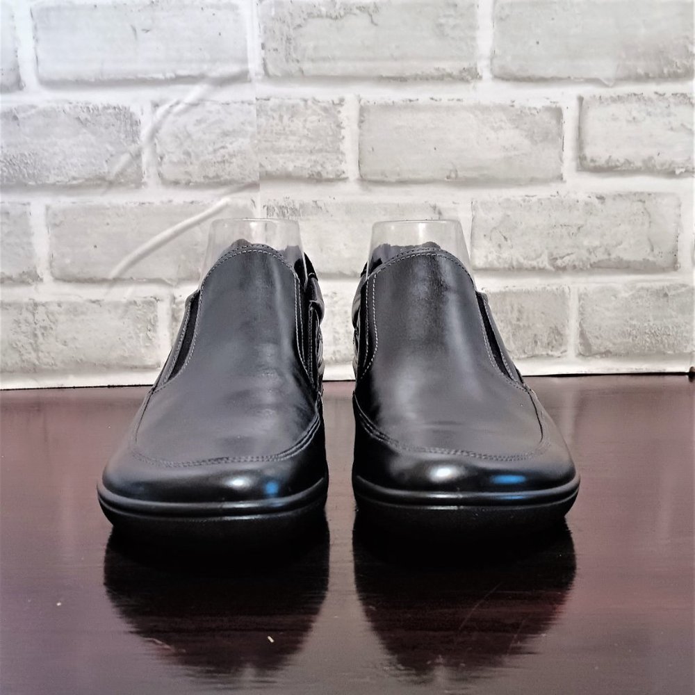 ecco Sartorelle Shape 35 Ankle Boot ankle Black Leather Bootie sz 12 T5030642 - Picture 11 of 12